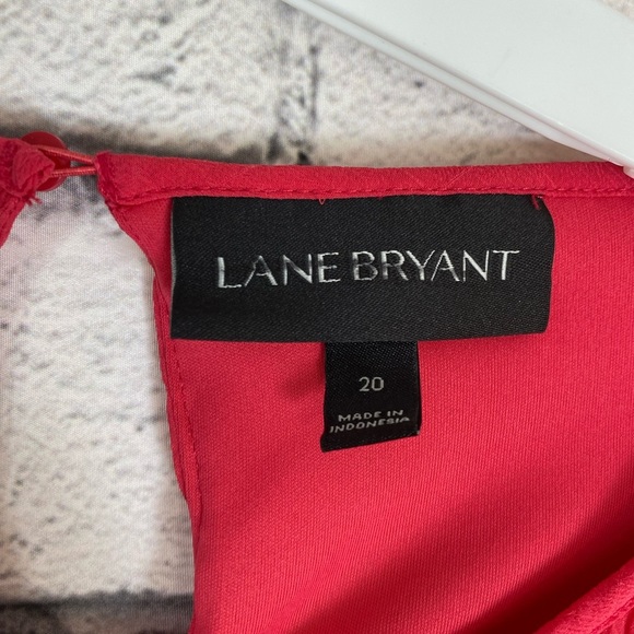 Lane Bryant Pink Cold Shoulder Boho Top size 20 - Picture 8 of 13